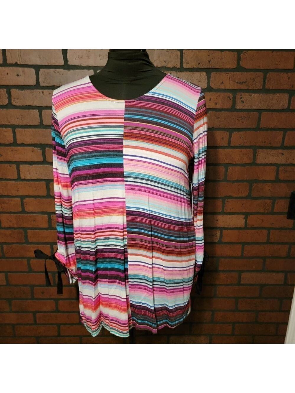 NWT Sharon Young Mixed Material Tunic.